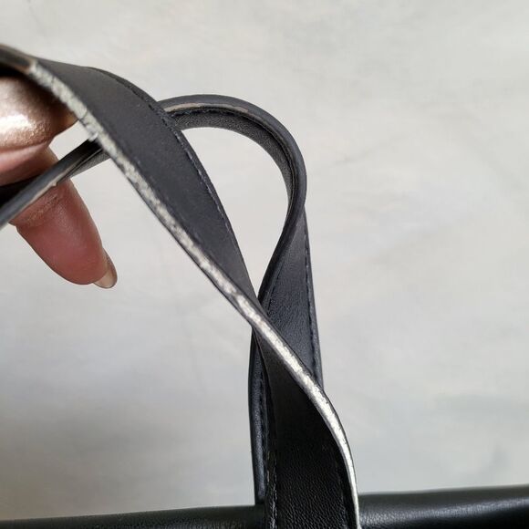 DKNY Tilly LOGO Small Zip Tote Black 12 X 8 - Picture 8 of 13